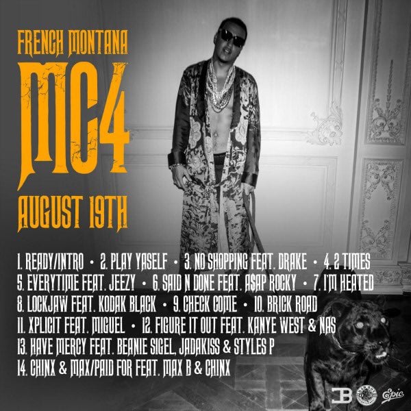 MC4 Tracklist